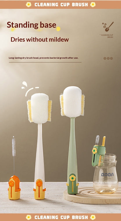 Multifunctional 5 in 1 Cup Brush Cleaning Tools,  Straw Brush Cleaner Bottle Lid Gap Cleaning Brush for Home Kitchen