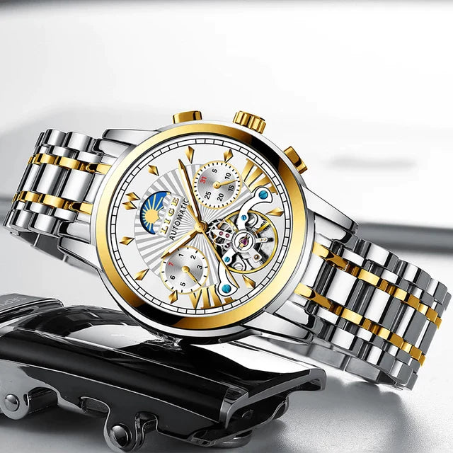 LIGE Automatic Mechanical Watch | Lige 22