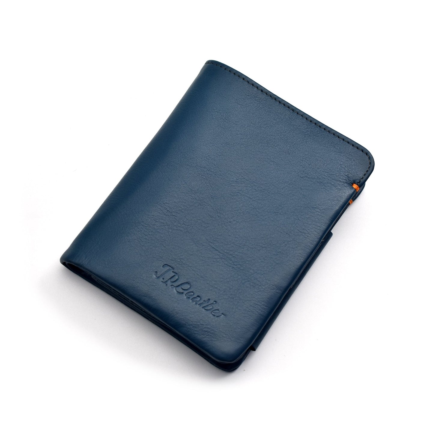 Original Leather Pocket Size Premium Quality Wallet | JP Wallet 23 Blue