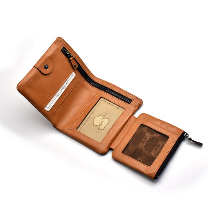 Original Leather Pocket Size Premium Quality Wallet | JP Wallet 23 Brown