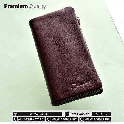 Premium Quality Original Leather Long Wallet | JP Wallet 53