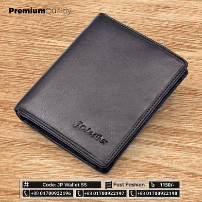 Original Leather Medium Size Premium Quality Wallet | JP Wallet 55