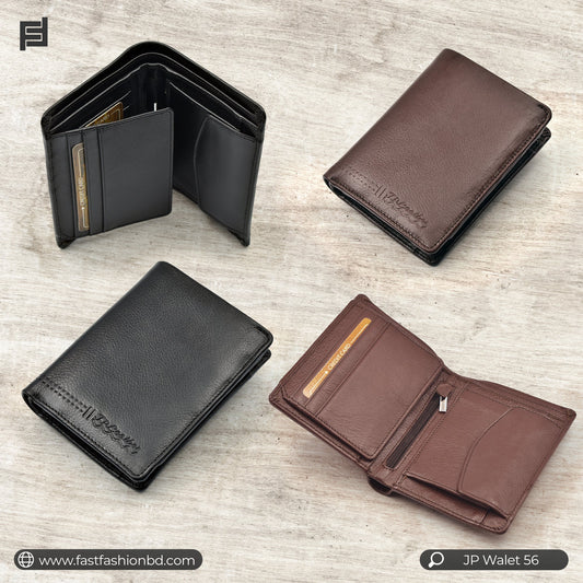 Original Leather Pocket Size Premium Quality Wallet | JP Wallet 56