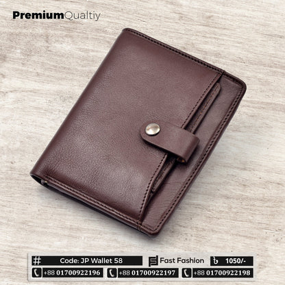 Original Leather Pocket Size Premium Quality Wallet | JP Wallet 58