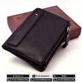 Black Pocket Size Premium Leather Wallet | JP Wallet 31