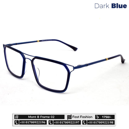 Trendy Stylish Optic Frame | Mont B Frame 02 | Premium Quality