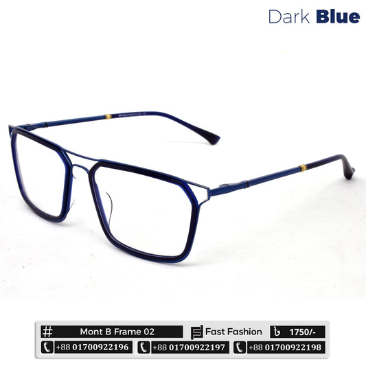 Trendy Stylish Optic Frame | Mont B Frame 02 | Premium Quality