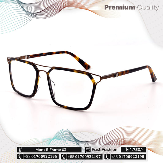 Trendy Stylish Optic Frame | Mont B Frame 03 | Premium Quality