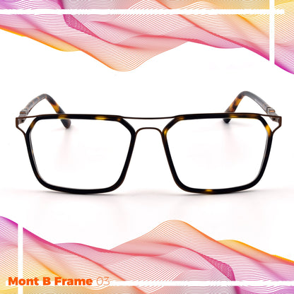 Trendy Stylish Optic Frame | Mont B Frame 03 | Premium Quality