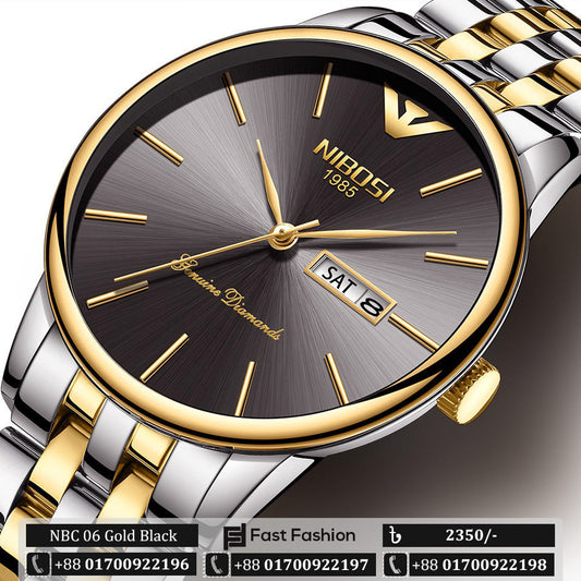 Original Nibosi Luxury Watch For Men - Exclusive Collection - NBC 06