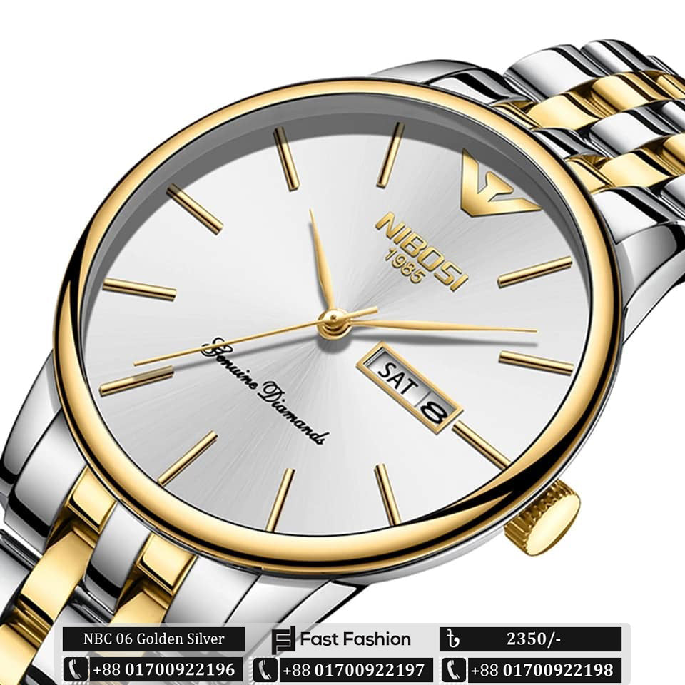 Original Nibosi Luxury Watch For Men - Exclusive Collection - NBC 06