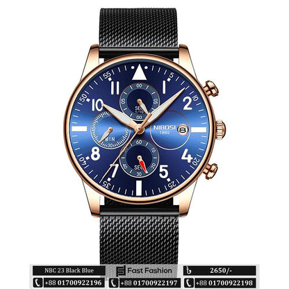 Stock Clearance Offer - Original Nibosi Luxury Watch For Men - NBC 23