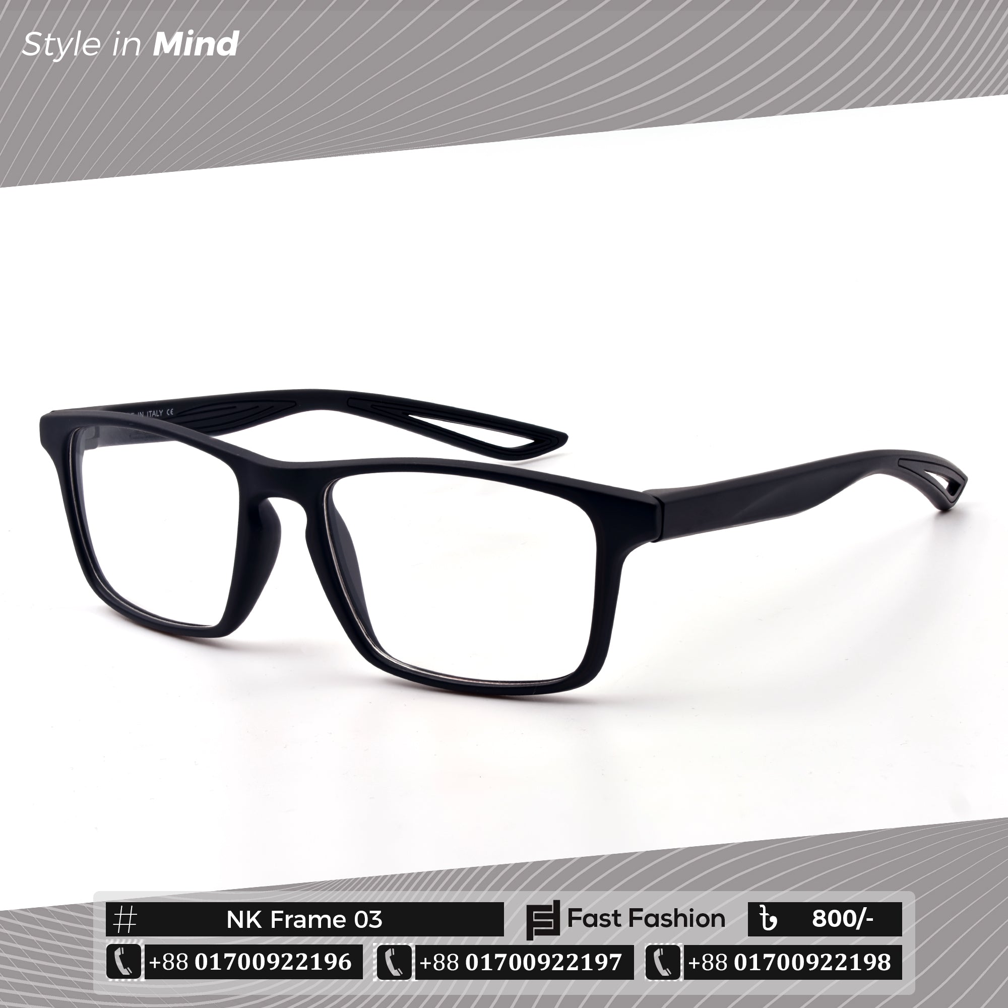 Trendy Stylish Optic Frame | NK Frame 03 – handyfashionbd.com