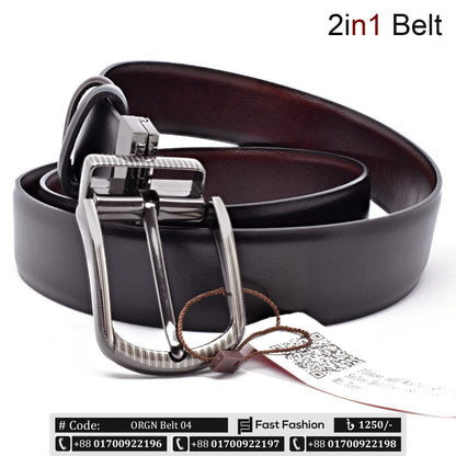 Premium Quality 2in1 Original Leather Belt - ORGN Belt 04