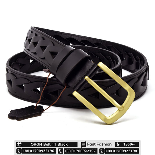 Cross Shaped Unique Style Quality Leather Belt | Imported from China | ORGN Belt 11