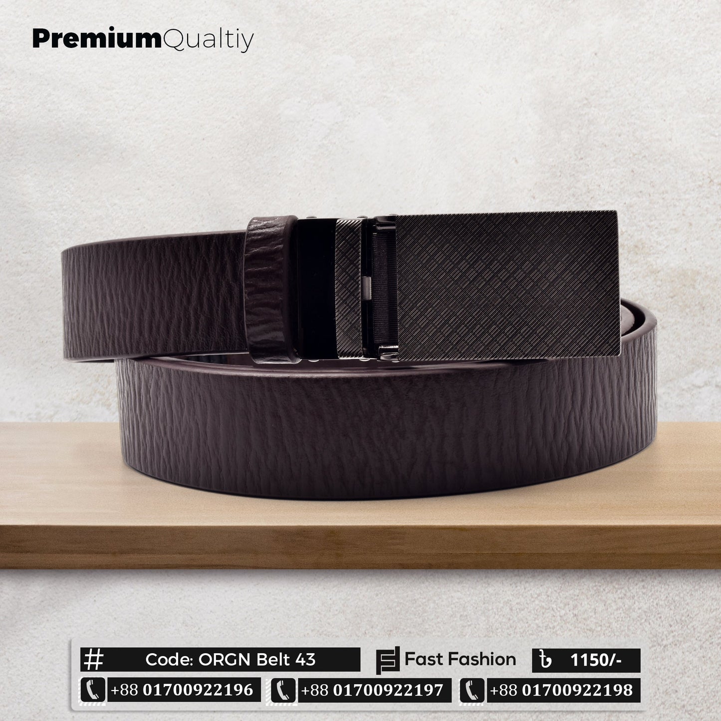 Premium Quality Original Leather Belt - ORGN Belt 43