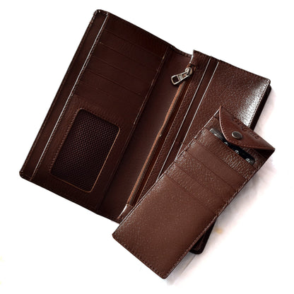 Premium Quality Original Leather Long Wallet with Extra Card Slot | ORGN Wallet 11