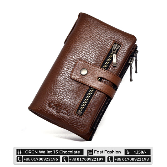 Stylish Medium Size Premium Quality Original Leather Wallet | ORGN Wallet 13