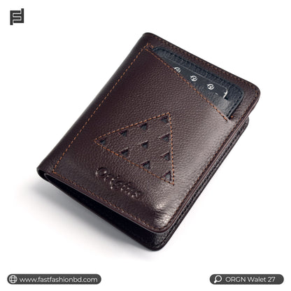 Pocket Size Premium Quality Leather Wallet for Men | ORGN Wallet 27