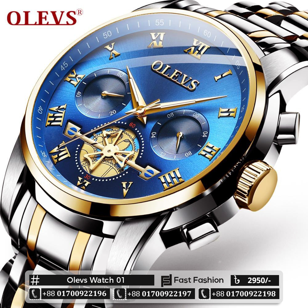 Brand New Original OLEVS Premium Quality Watch - OLEVS Watch 01