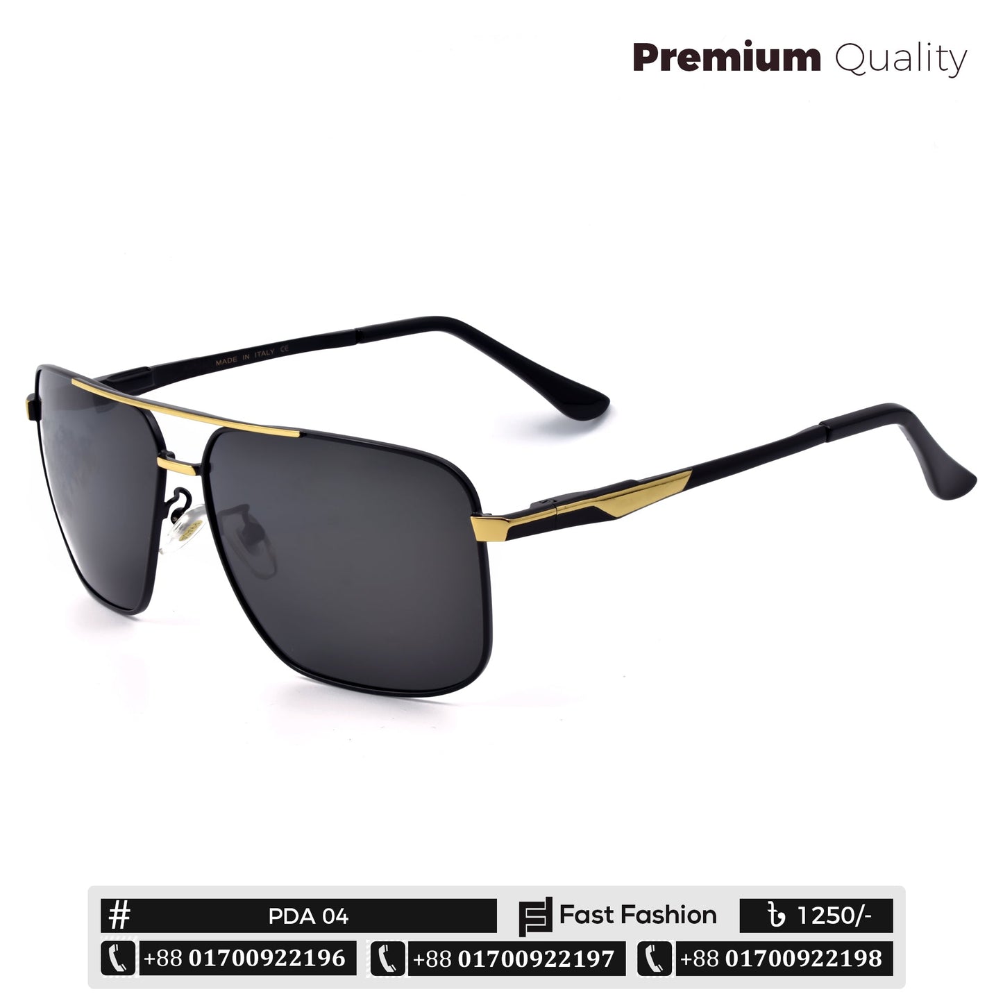 Trendy Stylish Polarized Sunglass for Men | PDA 04