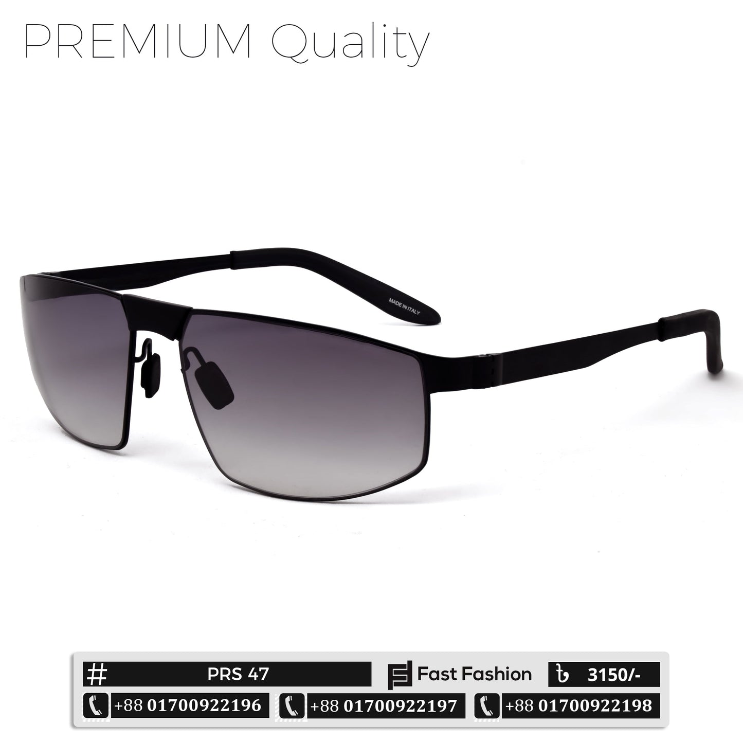 Royal Premium Quality Poly Carbon Sunglass for Men | PRS 47