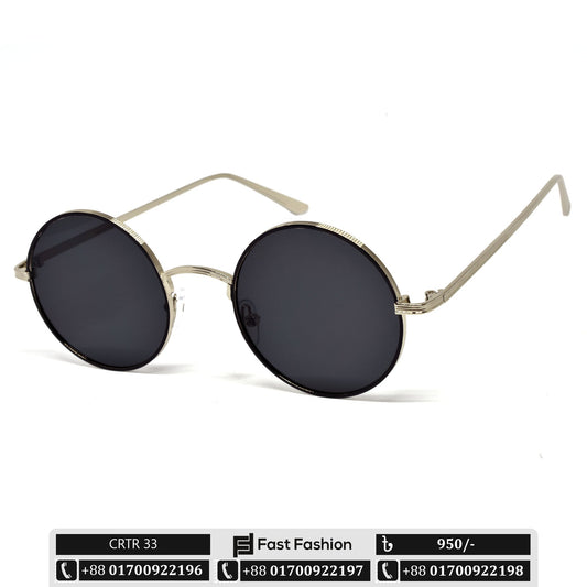 Round Shape Stylish Sunglass for Men | CRTR 33