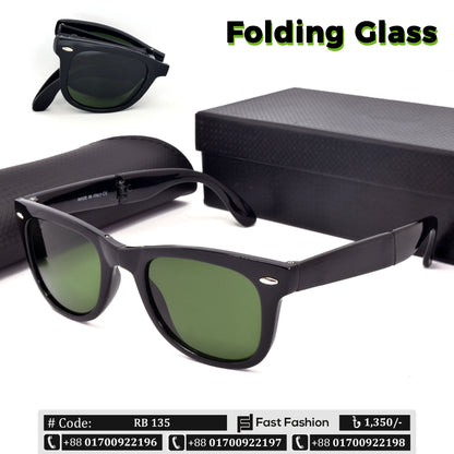 RB Style Wayfarer Shape Premium Quality Folding Sunglass for Men