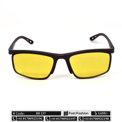 Premium Quality Sporty Stylish Night Vision Sunglass for Men | RB 137