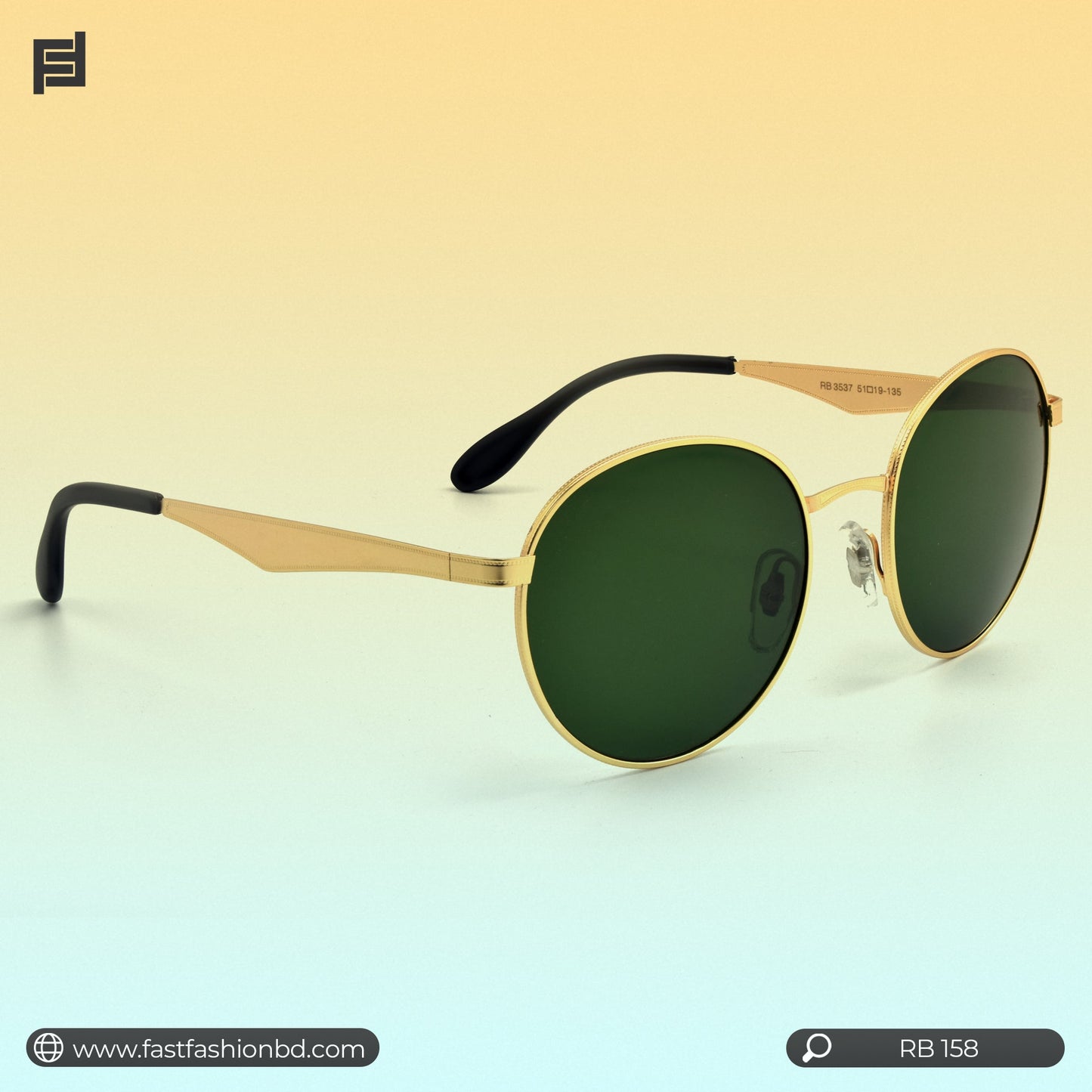 Stylish Premium Quality Wayfarer Shape Sunglass for Men | RB 158