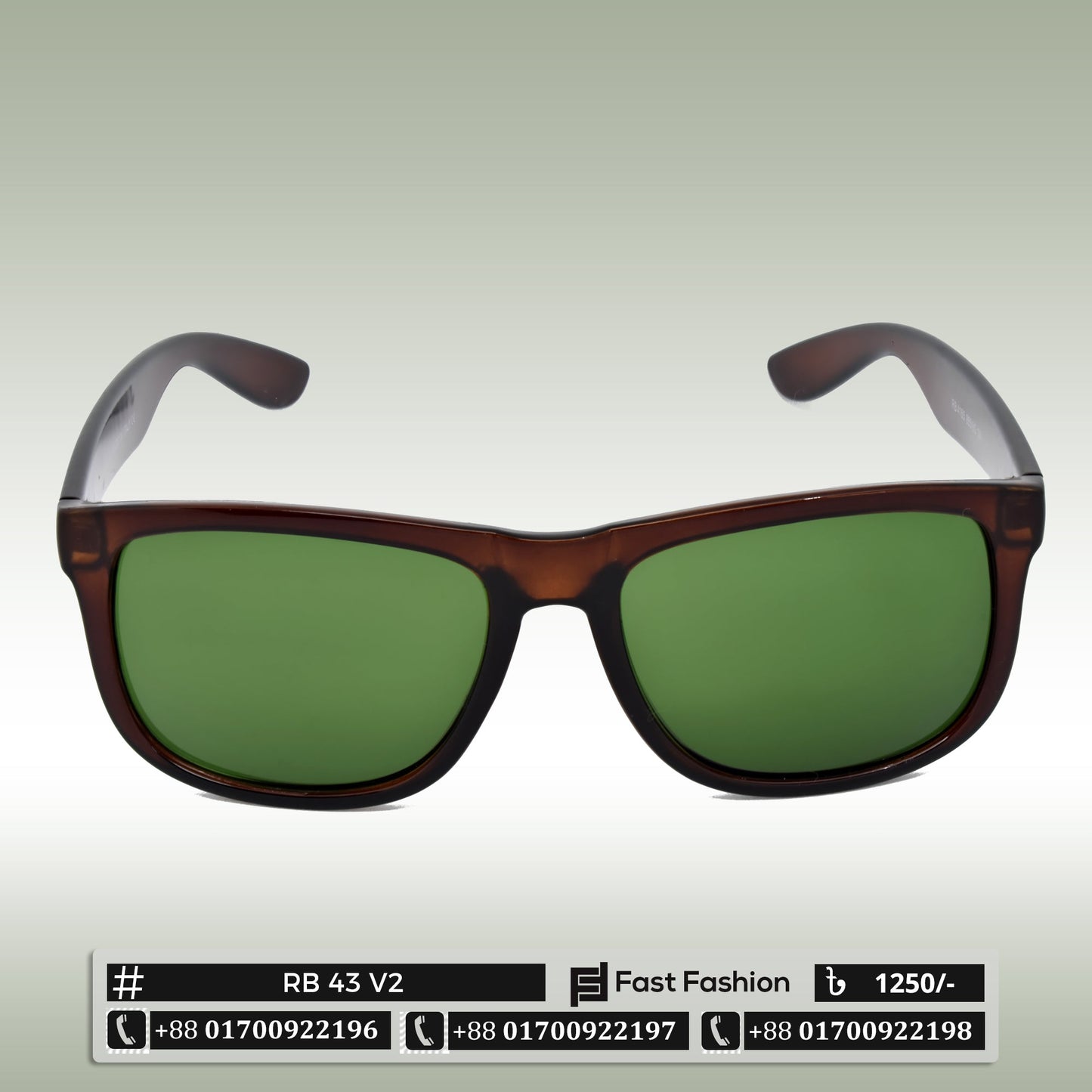 Stylish Premium Quality G-15 Lens Sunglass for Men | RB 43 V2