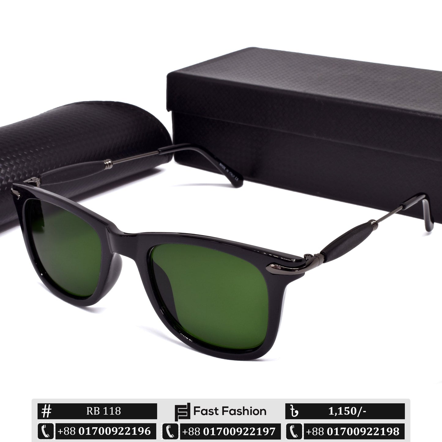 Trendy Stylish Wayfarer Shape Sunglass for Men | RB 118