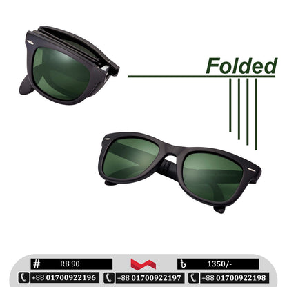 Wayfarer Folding Classic Sunglass for Men | RB 90 | Stylish Sunglass