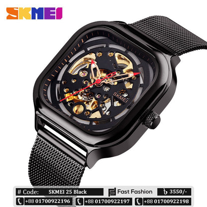 Original SKMEI Luxury Mechanical Watch For Men - SKMEI 25