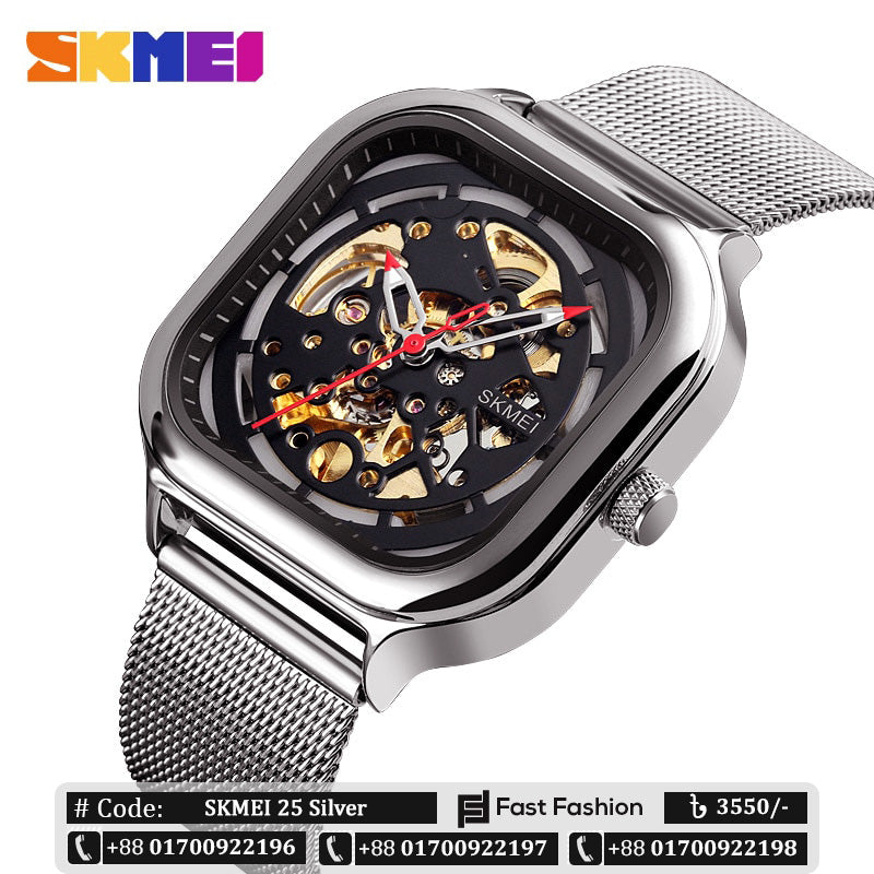 Original SKMEI Luxury Mechanical Watch For Men - SKMEI 25