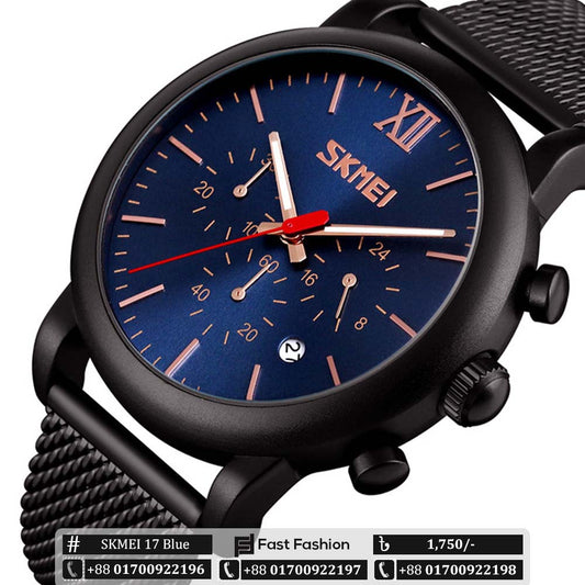 Original Trendy Stylish SKMEI Wristwatch Watch for Men - SKMEI 17