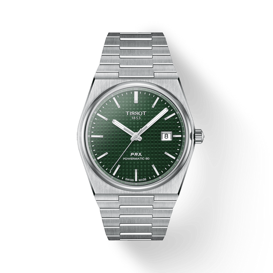 Original Tissot PRX POWERMATIC 80 Automatic Watch | Green