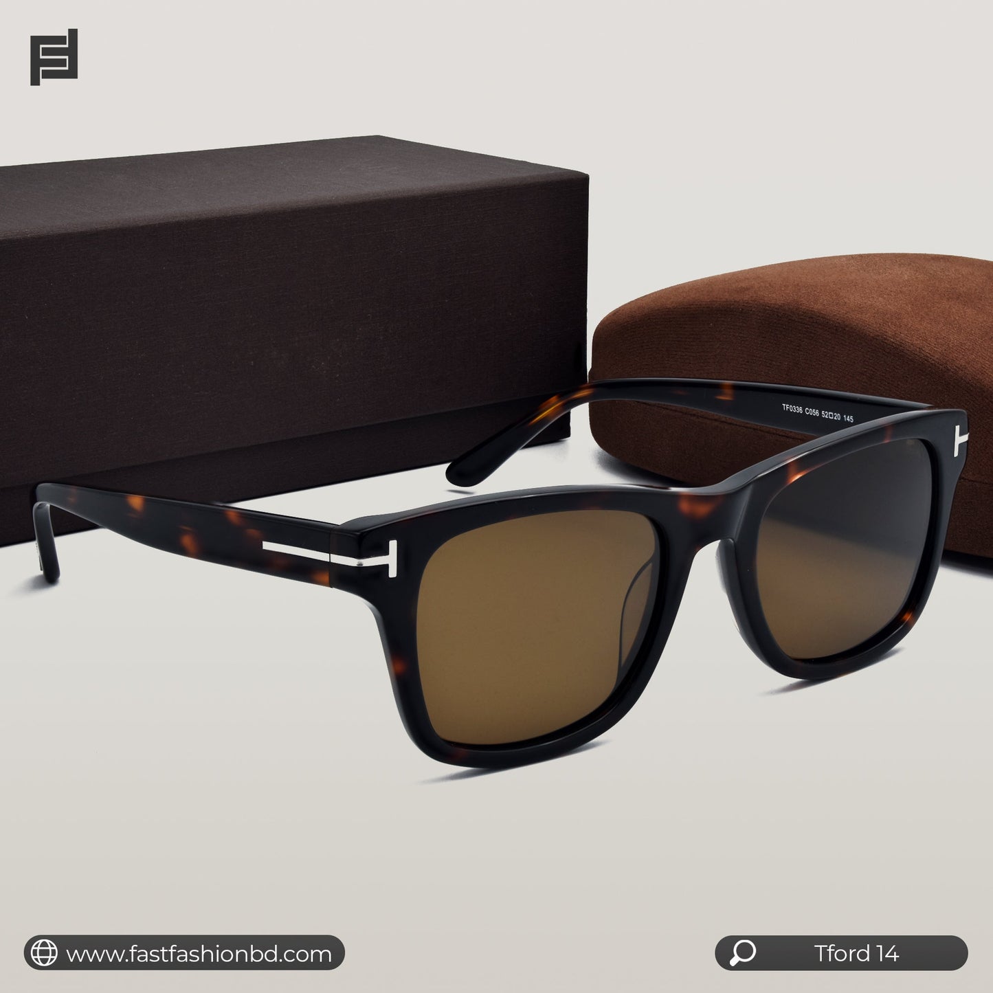 Luxury Premium Quality Stylish Wayfarer Shape Sunglass | TFord 14