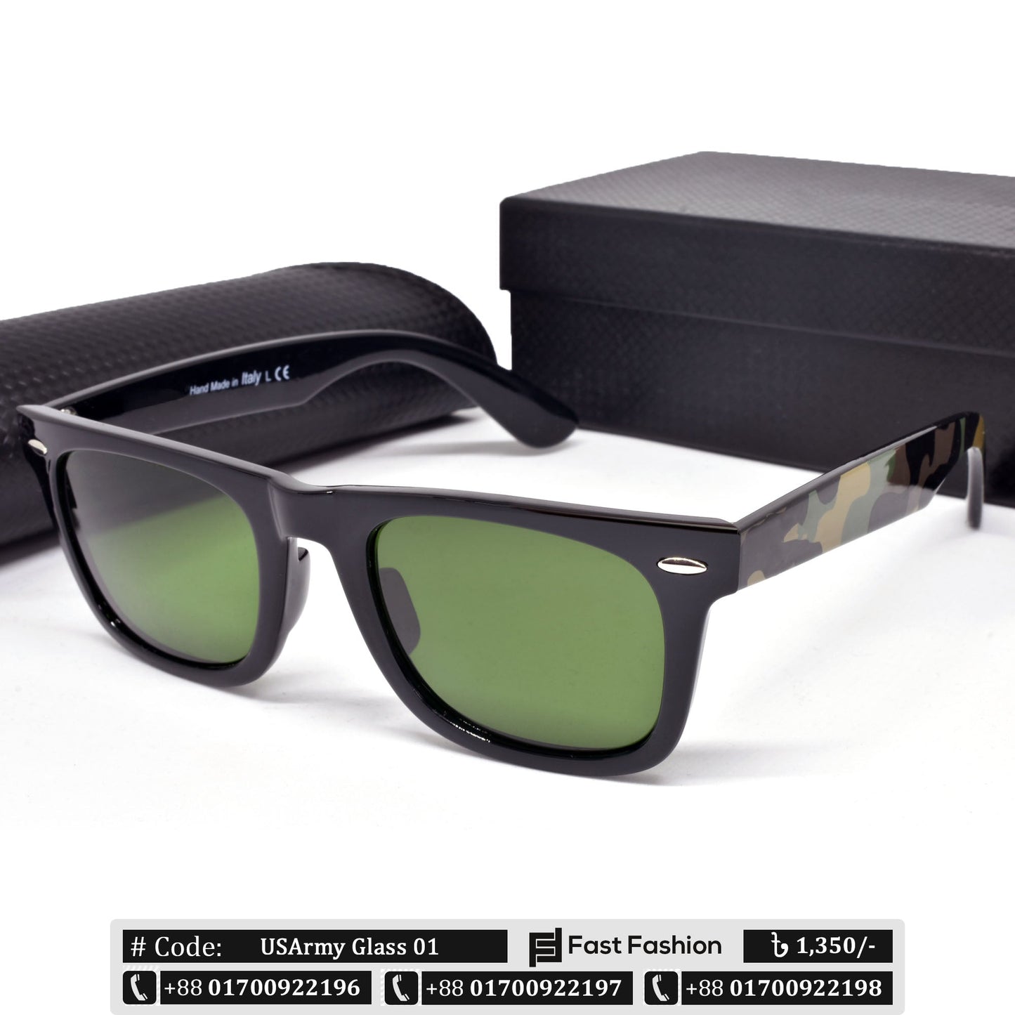 Stylish USMarin & USArmy Style Wayfarer Sunglass for Men