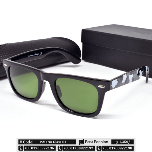 Stylish USMarin & USArmy Style Wayfarer Sunglass for Men