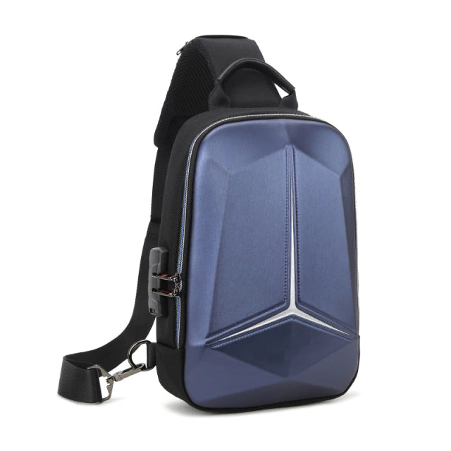 Anti-theft lock Chest-Bag - Side Bag - USB charging travel Shoulder Waterproof Crossbody Bag - KN Bag 01