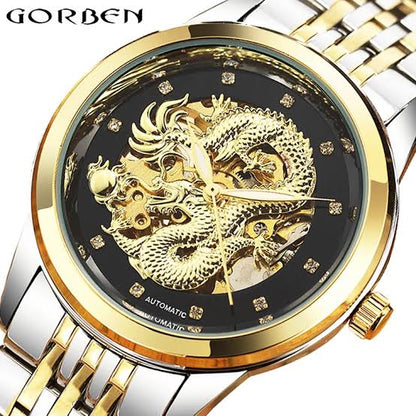 Premium Quality Dragon Mechanical Watch - Gorben Watch 01