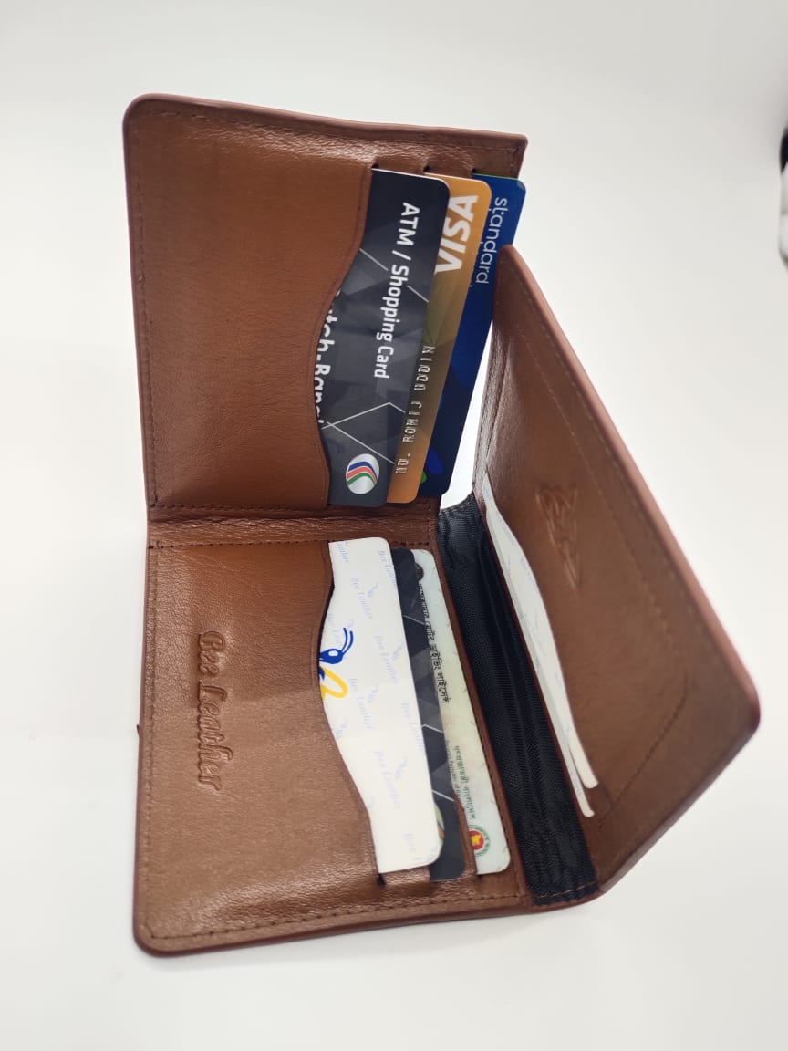 Premium Quality Pocket Size Leather Wallet | B Wallet 01