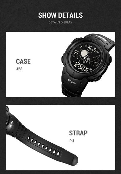 SKMEI 5Bar Waterproof LED Digital Watch | SKMEI 1820