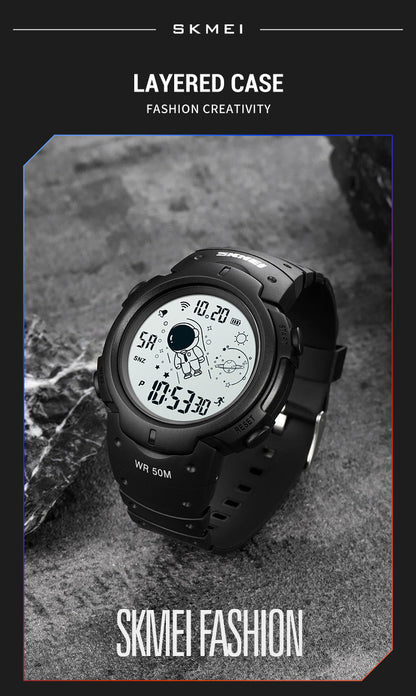 SKMEI 5Bar Waterproof LED Digital Watch | SKMEI 1820