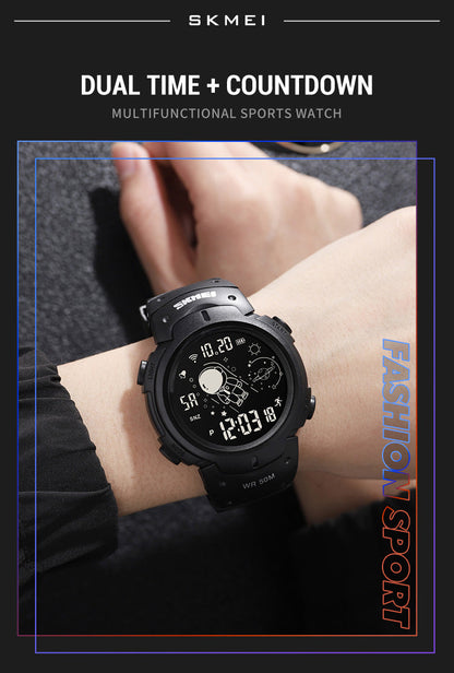 SKMEI 5Bar Waterproof LED Digital Watch | SKMEI 1820