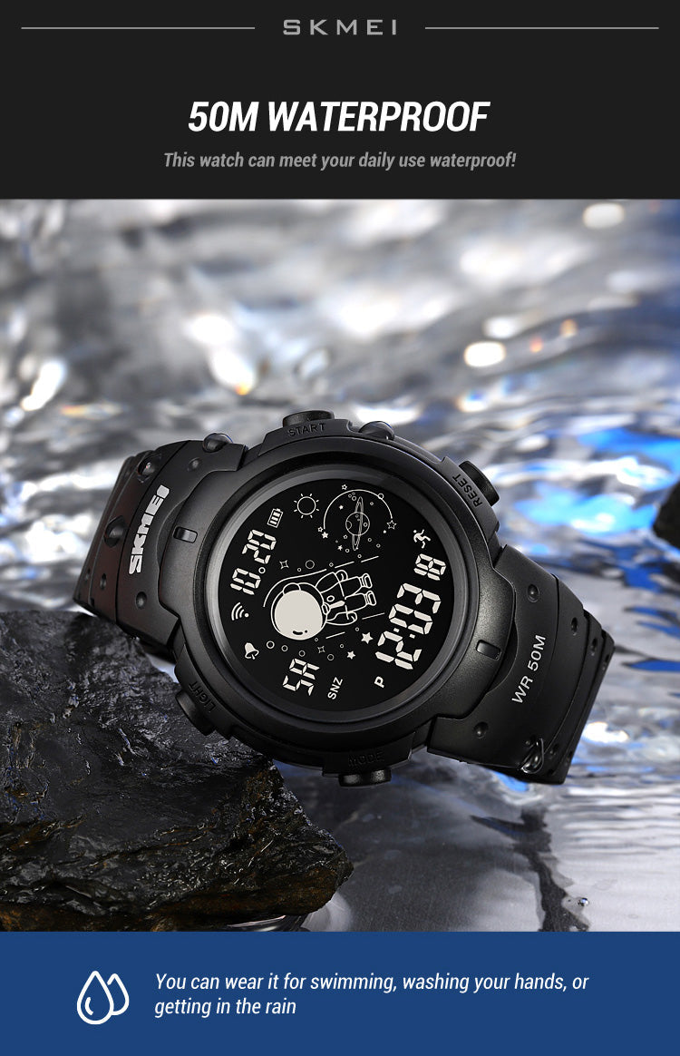 SKMEI 5Bar Waterproof LED Digital Watch | SKMEI 1820