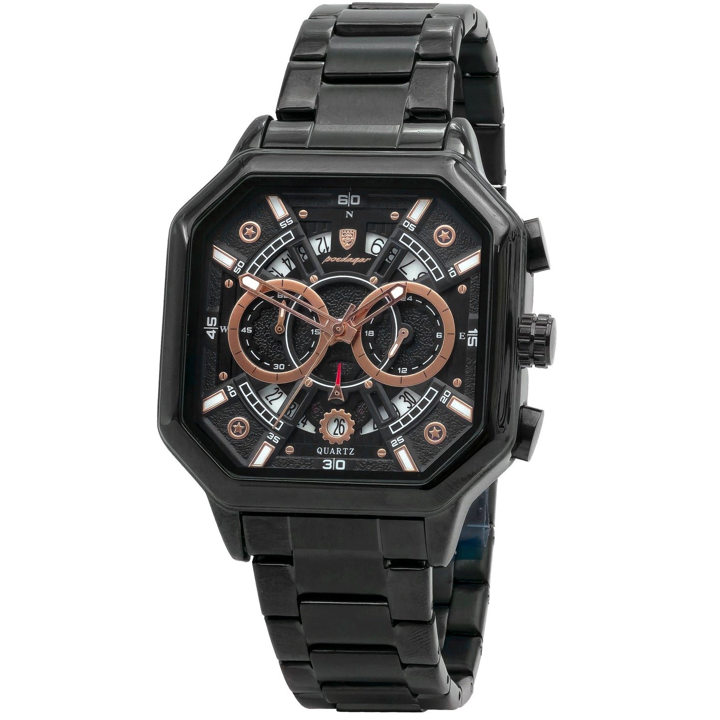 Premium Quality Quartz Watch | Poedagar 983 A
