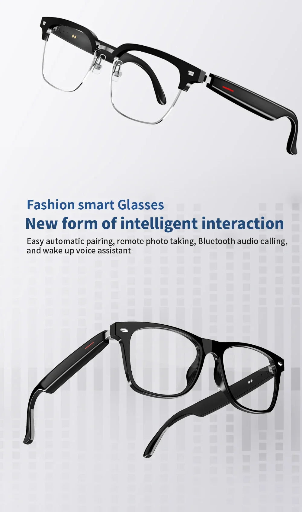 E13 Bluetooth Smart Glass | Optic Frame | E13 Frame 1A