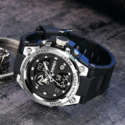 SKMEI Multifunction Dual Time Chrono Date Quartz Watch | SKMEI 2031